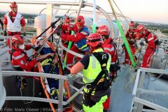 Leipheim Übung Rettung Silo 19072022 152