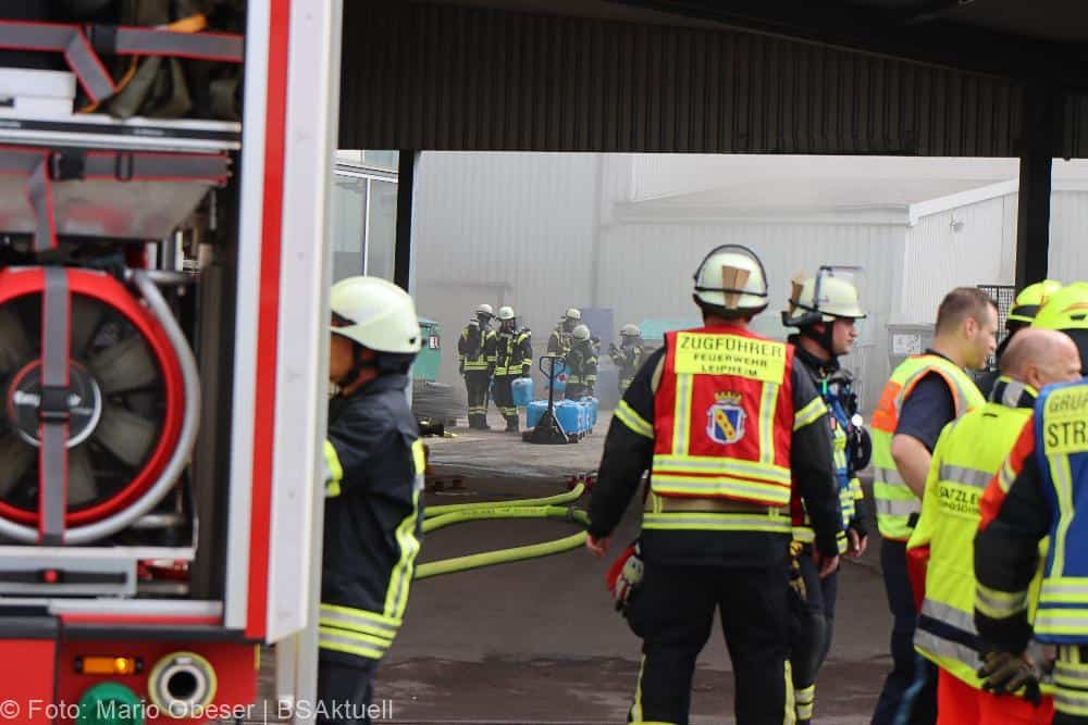 Brand Lager Chemiekalien Strass 31082022