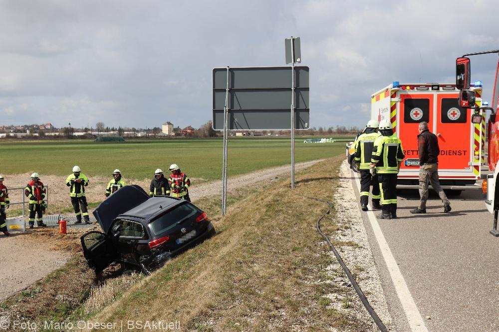 Unfall Scheppach Burgau Kreisverkehre