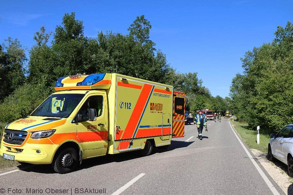 Motorradunfall Riedheim Weissingen 03072022