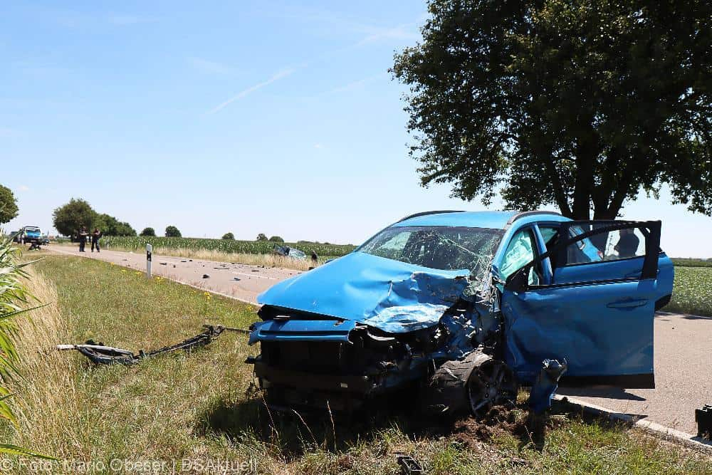 Unfall DLG 4 Lauingen Zoeschlingsweiler 16072022 