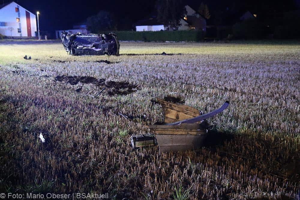 Unfall Günzburg Überschlag 20082022