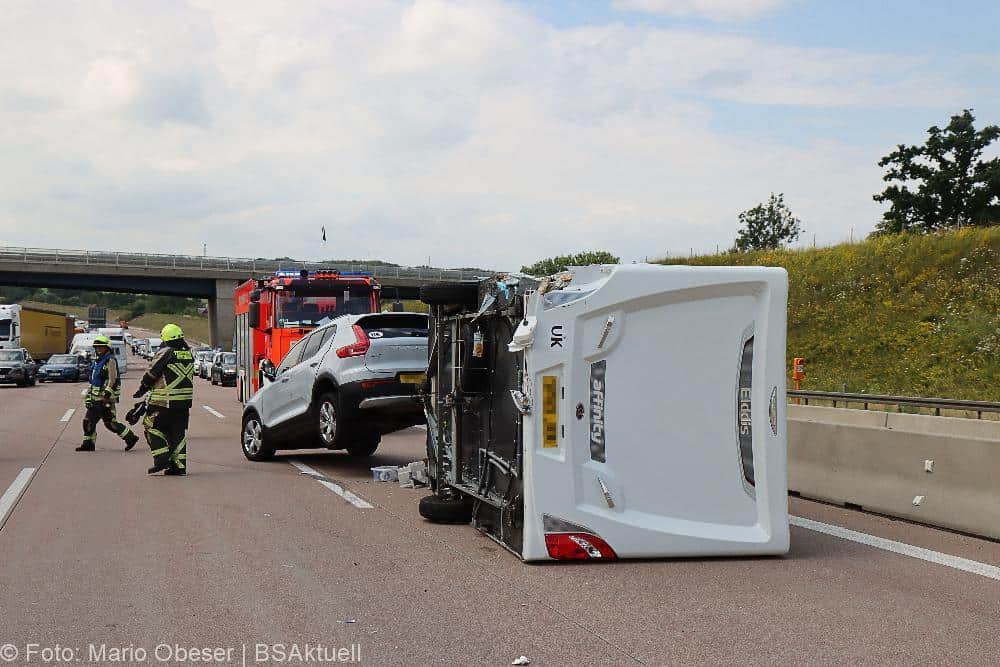 Unfall A8 Unterknöringen 29062022