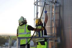 Leipheim Übung Rettung Silo 19072022 45