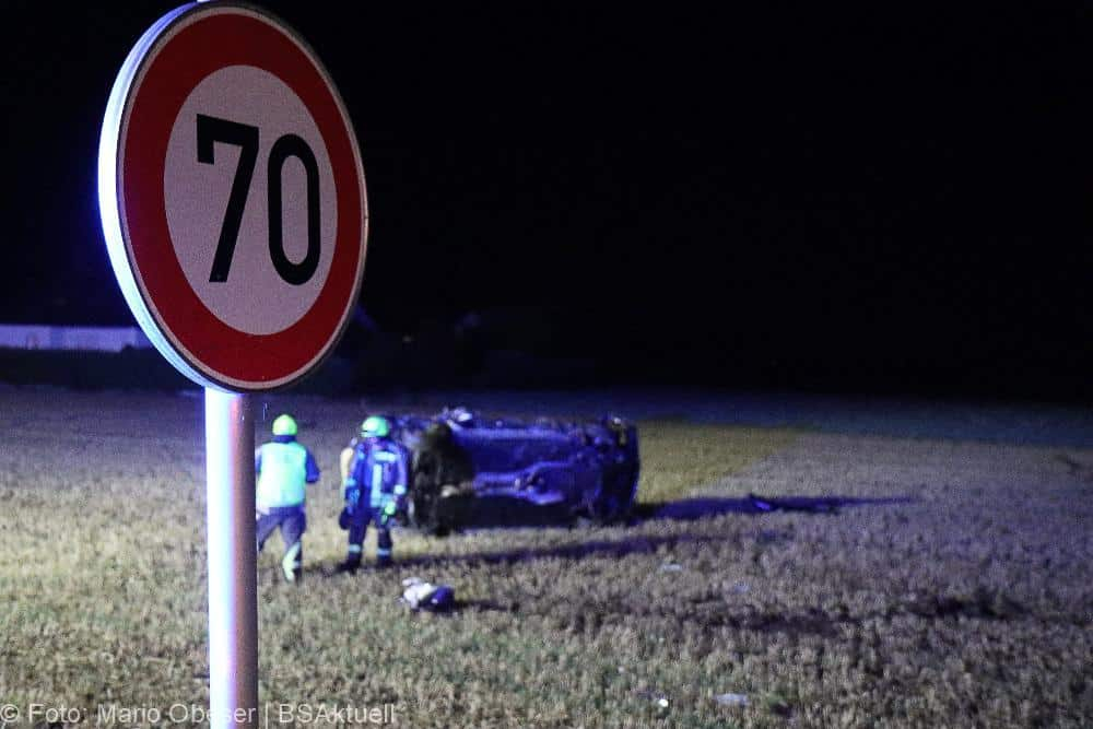 Unfall Günzburg Überschlag 20082022