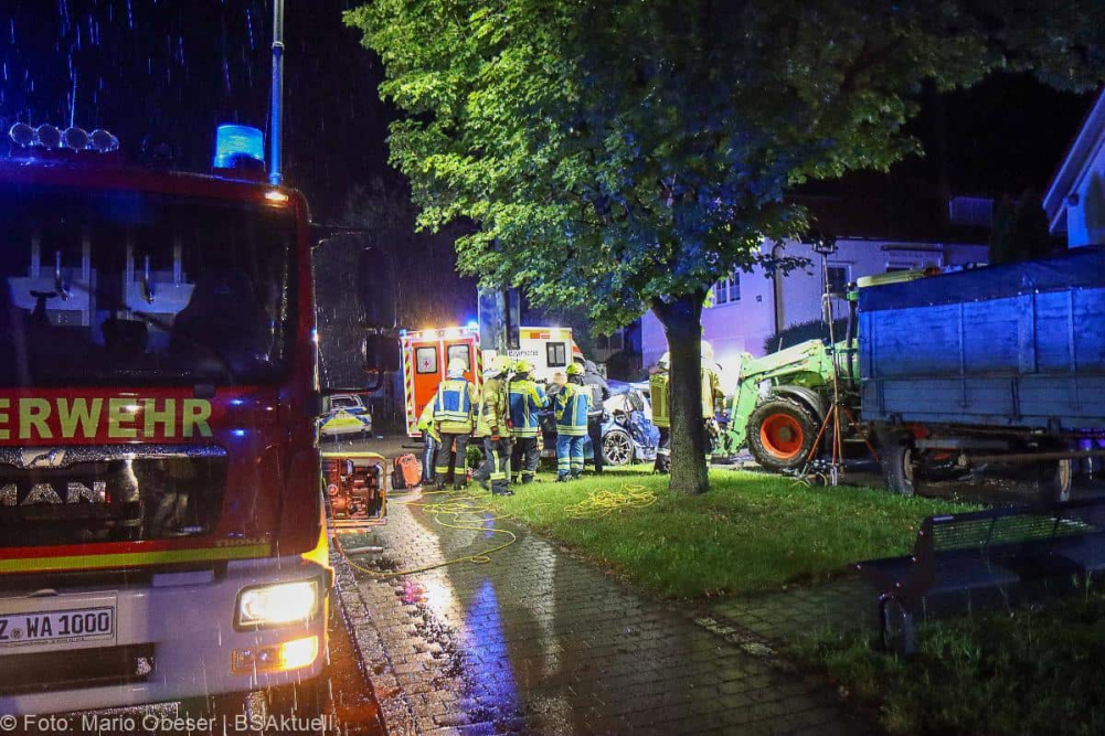 Am frühen Samstagmorgen, den 22. Juni 2024, kam es in Wattenweiler zu einem schweren Verkehrsunfall