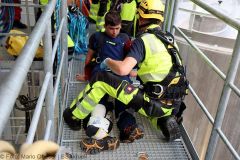 Leipheim Übung Rettung Silo 19072022 57