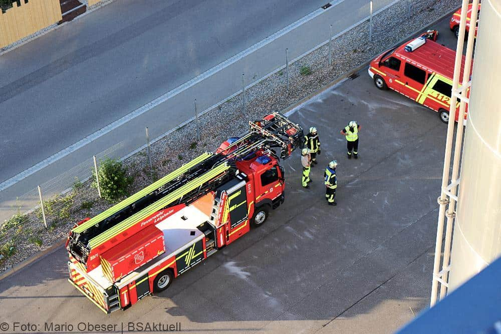Leipheim Übung Rettung Silo 19072022