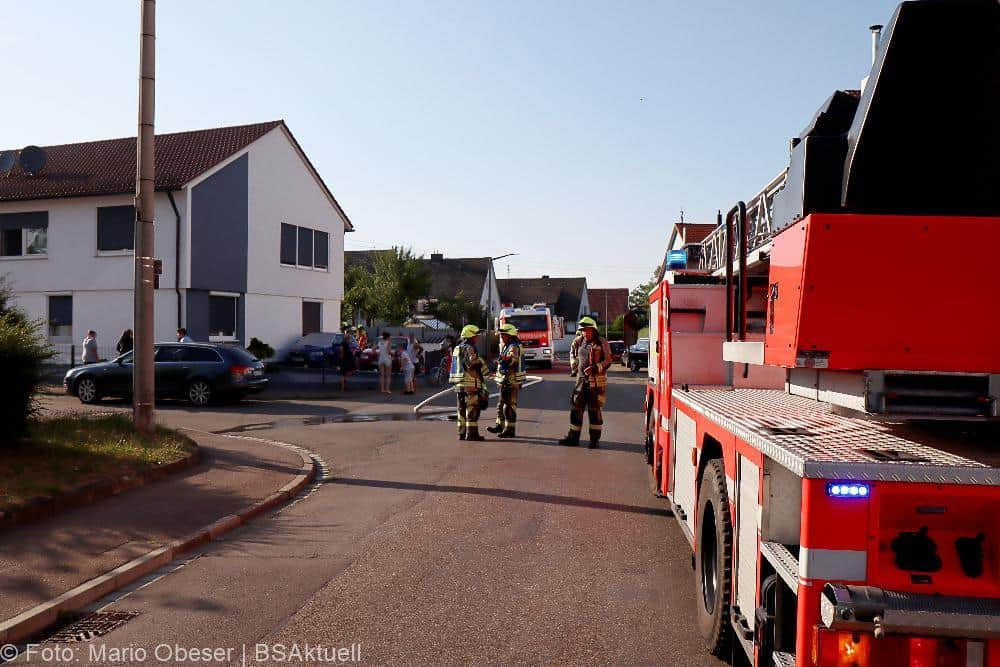 Waschmaschine Brand Keller Günzburg 24072022