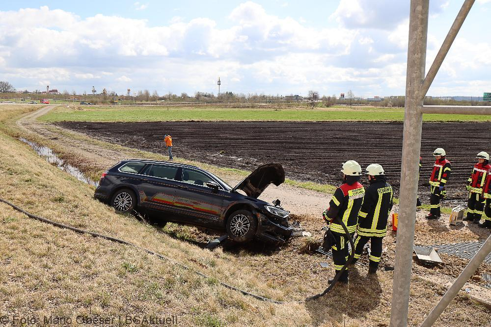 Unfall Scheppach Burgau Kreisverkehre