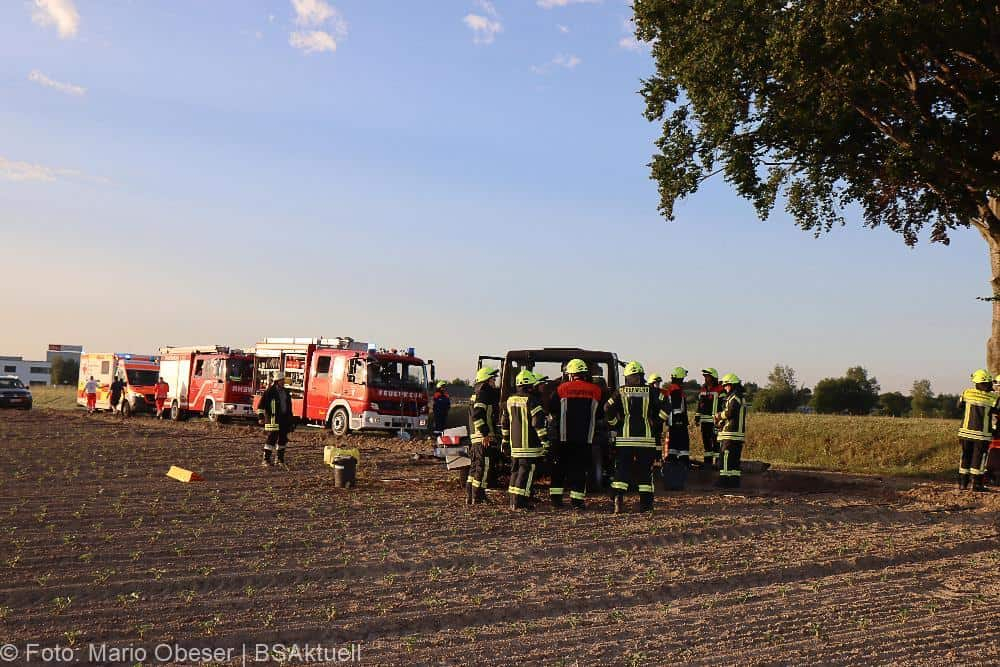 Unfall Kleinlaster Großkötz Bubesheim 15062022