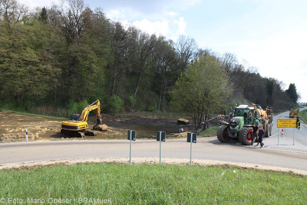 Gülle Biogasanlage Münsterhausen ausgetreten 15042022