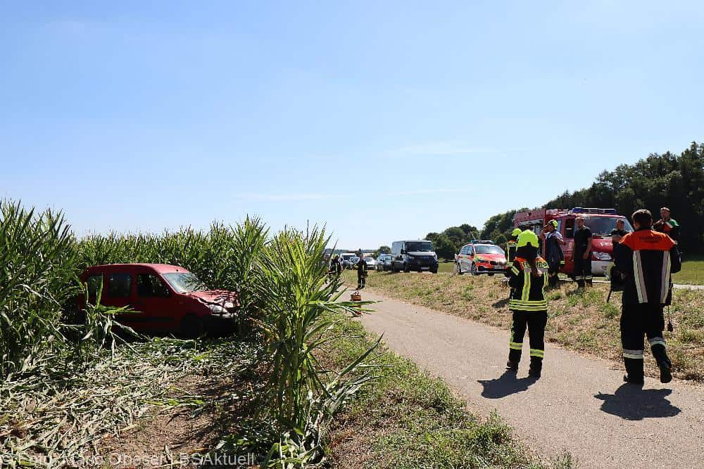 Unfall Aislingen - Weisingen 16072022