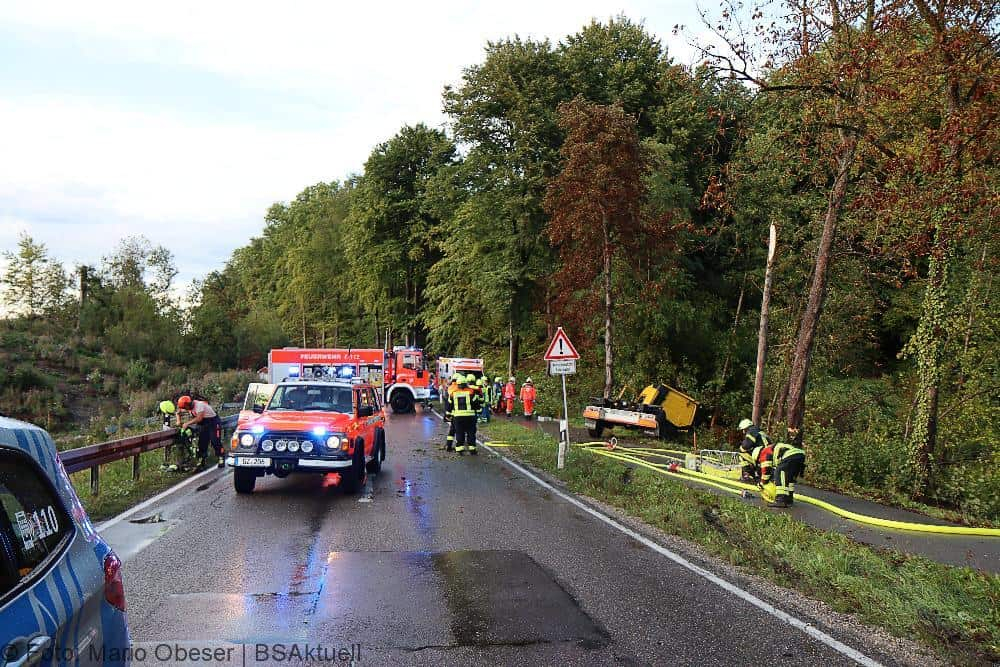 Unfall B16 Kleinkötz Munasenke 14092022