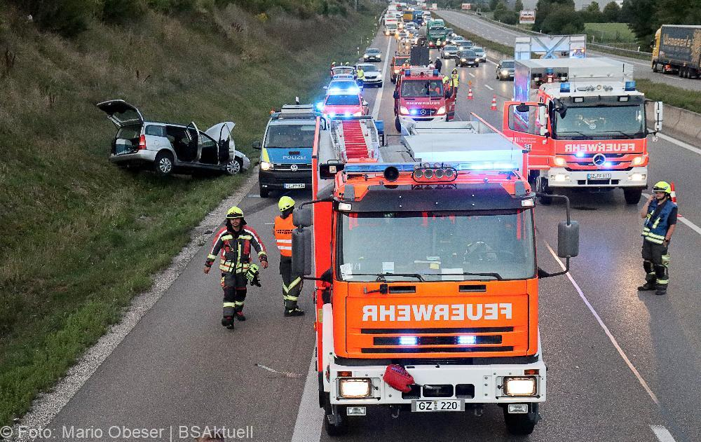 Unfall A8 bei Bubesheim 23082022