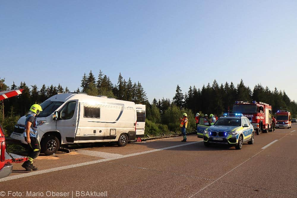 Unfal A8 Camper Unfall Zusmarshausen 19062022