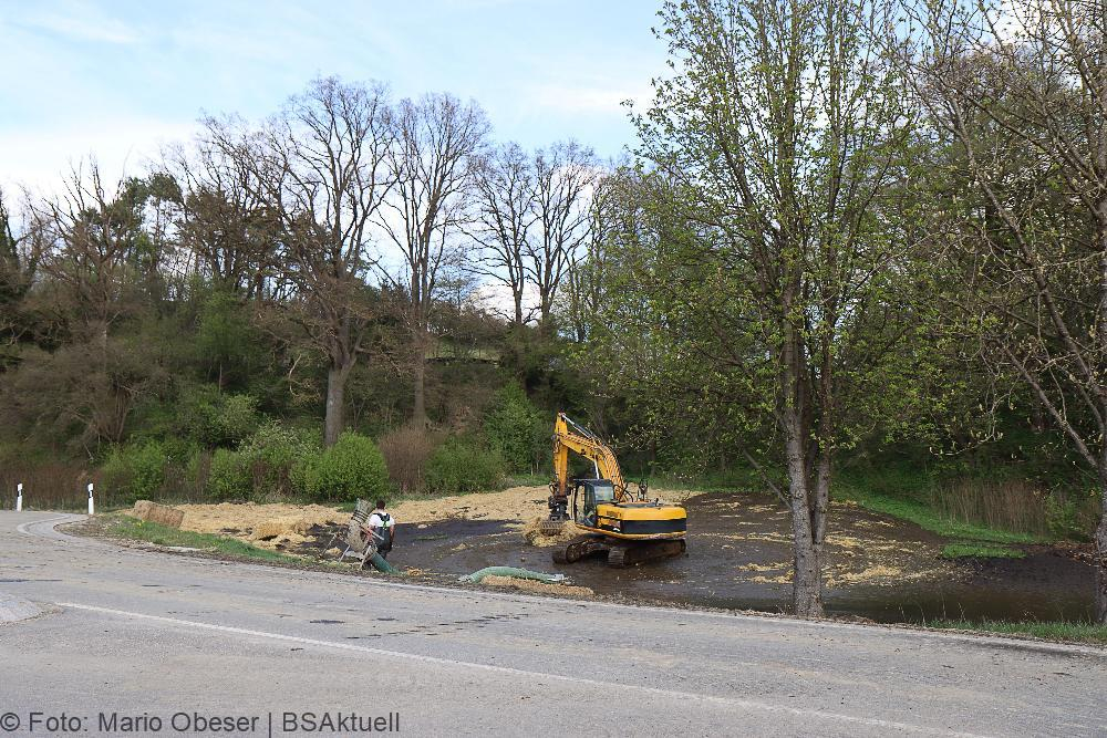 Gülle Biogasanlage Münsterhausen ausgetreten 15042022