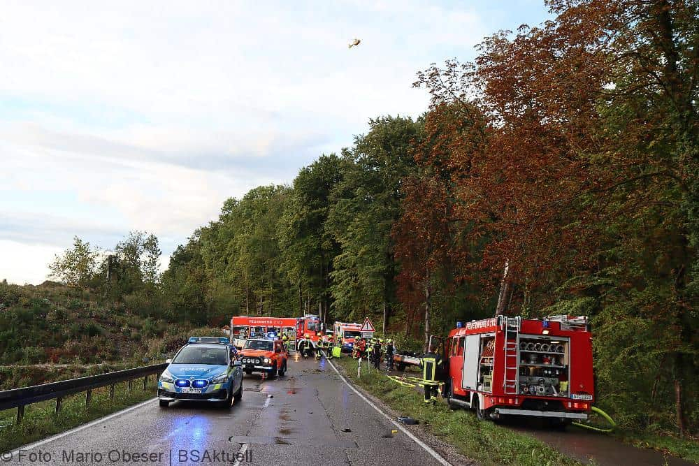 Unfall B16 Kleinkötz Munasenke 14092022