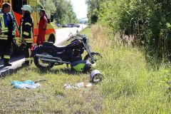 Motorradunfall Riedheim Weissingen 03072022 12