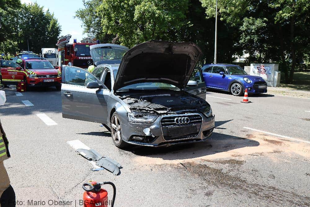 Unfall Ichenhausen B16 15072022