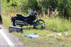 Motorradunfall Riedheim Weissingen 03072022 10