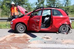 Unfall B28 Senden 03072022 17
