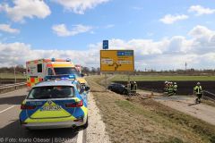 Unfall Scheppach Burgau Kreisverkehre 09042022 12