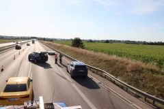 Unfall A8 Leipheim - KReuz Elchingen 17072022 17