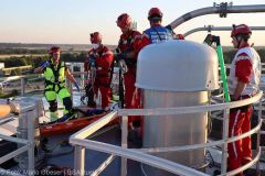 Leipheim Übung Rettung Silo 19072022 99