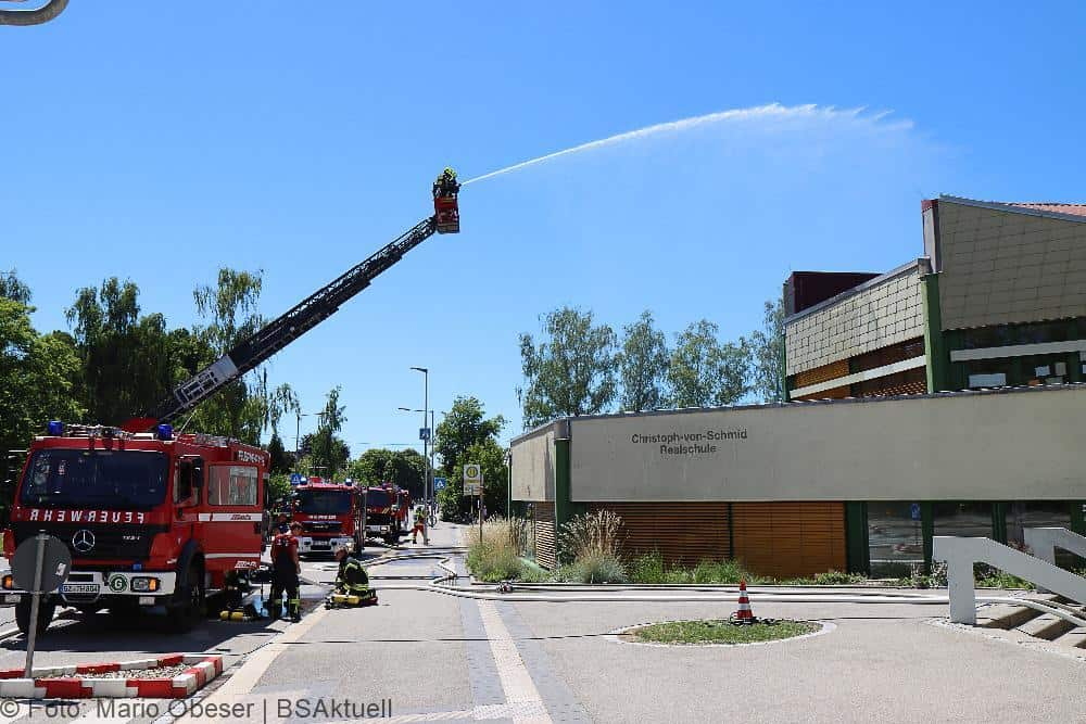 Thannhausen Alarmübung Schule
