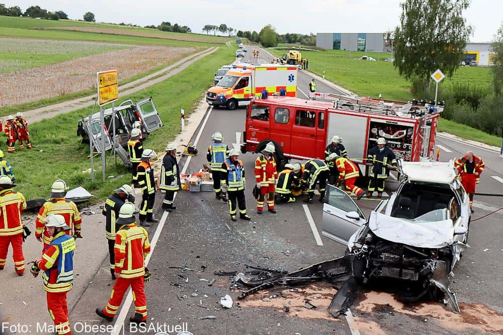 Unfall Ziemetshausen B300 06092022