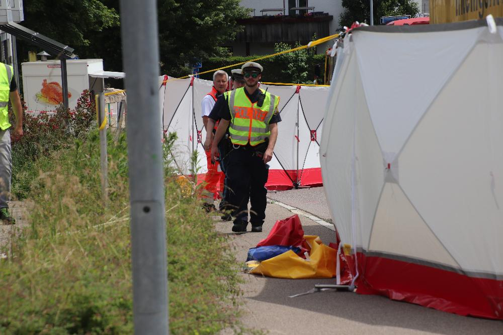 Frau überrollt Kempten