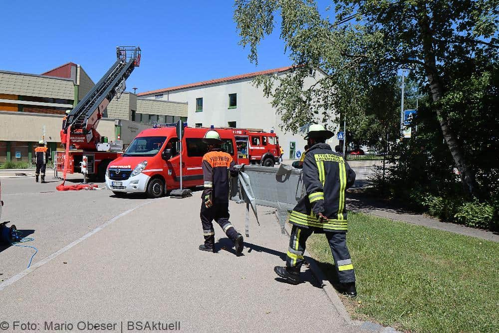 Thannhausen Alarmübung Schule
