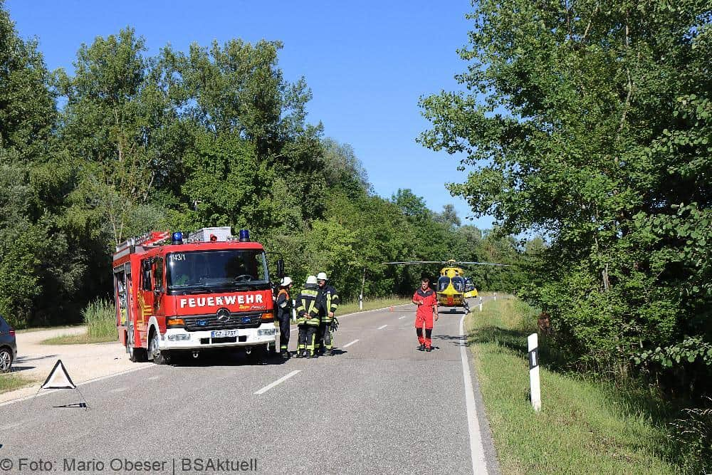 Motorradunfall Riedheim Weissingen 03072022