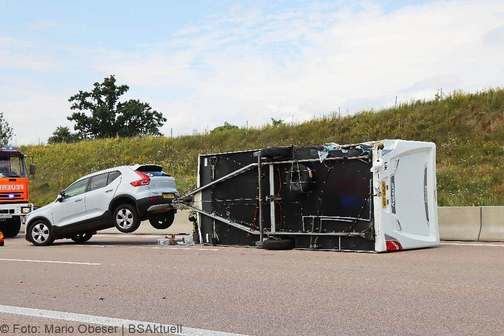 Unfall A8 Unterknöringen 29062022