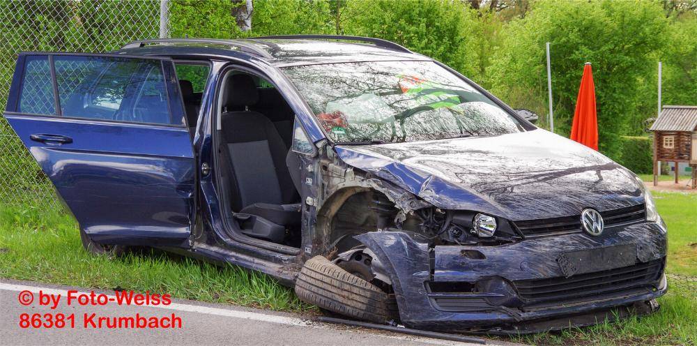 Unfall Krumbach am Freibad am 22.05.2021