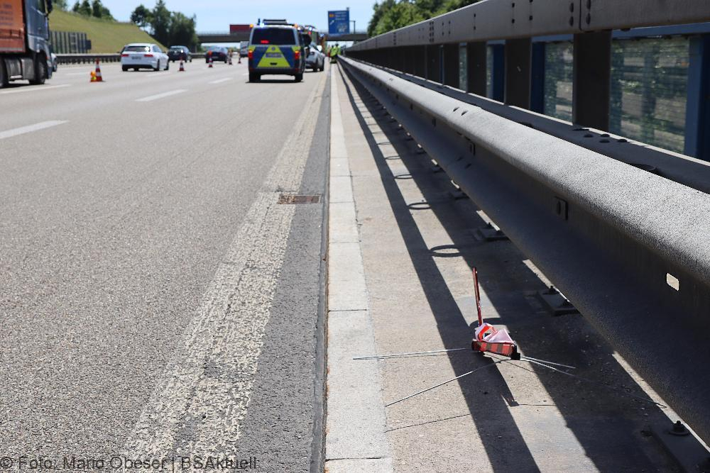 Unfall A8 bei Leipheim