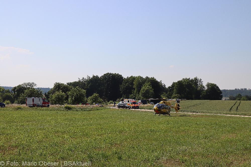 Unfall Roggenburg Motorrad Pkw 21062022