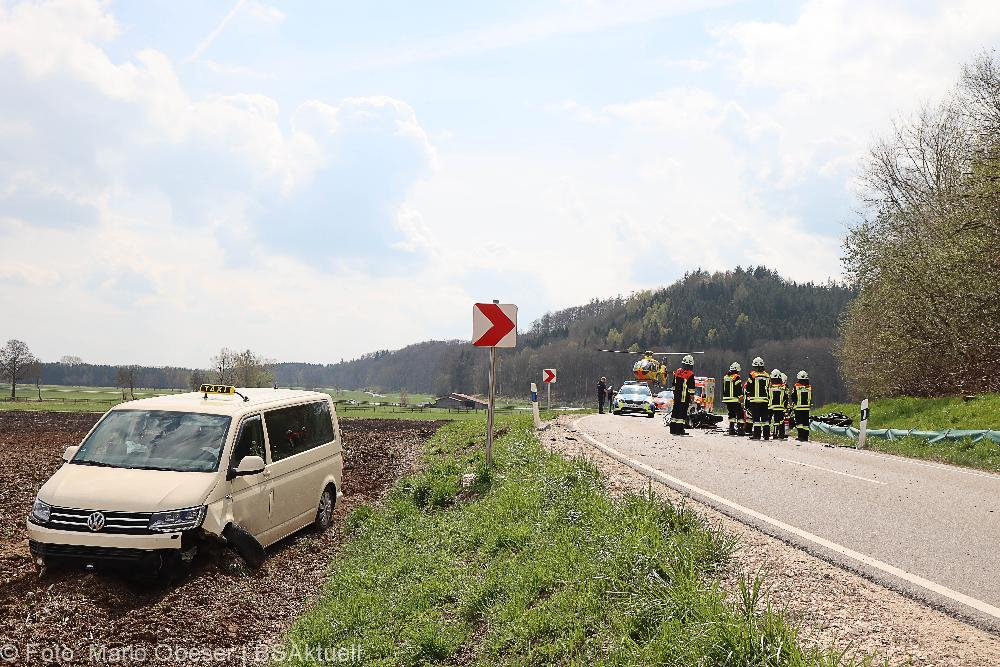 Unfall Motorrad Taxi Hagenried GZ25 15042022
