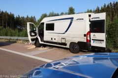 Unfal A8 Camper Unfall Zusmarshausen 19062022 12