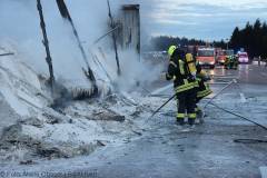 A8 Brand Lkw Zusmarshausen - Burgau 14022022 28