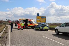 Unfall Scheppach Burgau Kreisverkehre 09042022 8