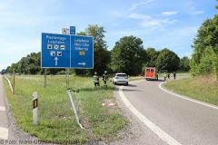 Unfall A8 AS LEipheim Ausfahrt 09072022 10