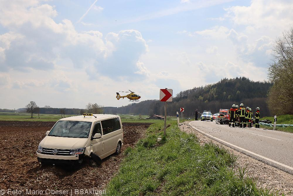 Unfall Motorrad Taxi Hagenried GZ25 15042022