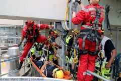 Leipheim Übung Rettung Silo 19072022 120