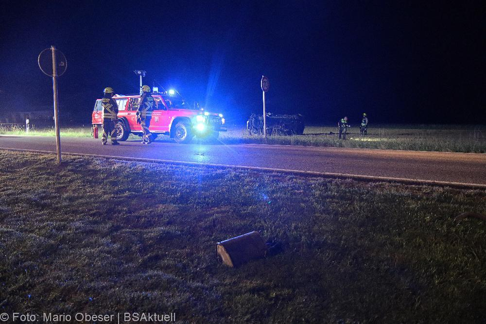Unfall Günzburg Überschlag 20082022