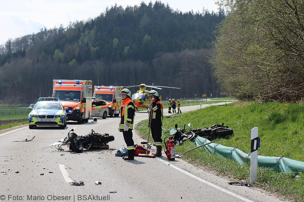Unfall Motorrad Taxi Hagenried GZ25 15042022