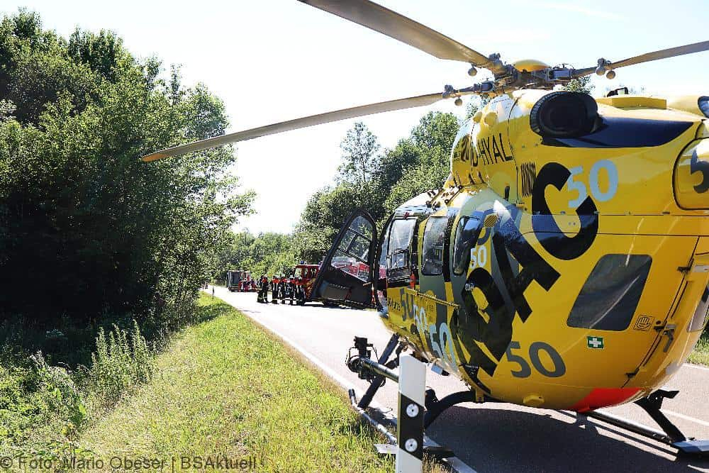 Motorradunfall Riedheim Weissingen 03072022
