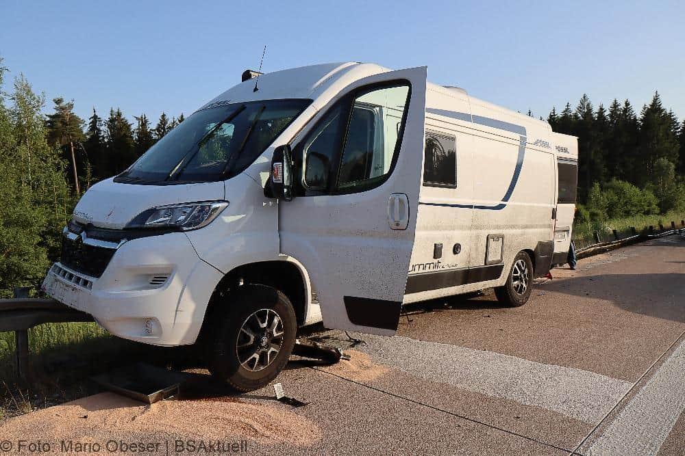 Unfal A8 Camper Unfall Zusmarshausen 19062022