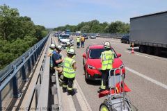 Unfall A8 bei Leipheim 17062022 09
